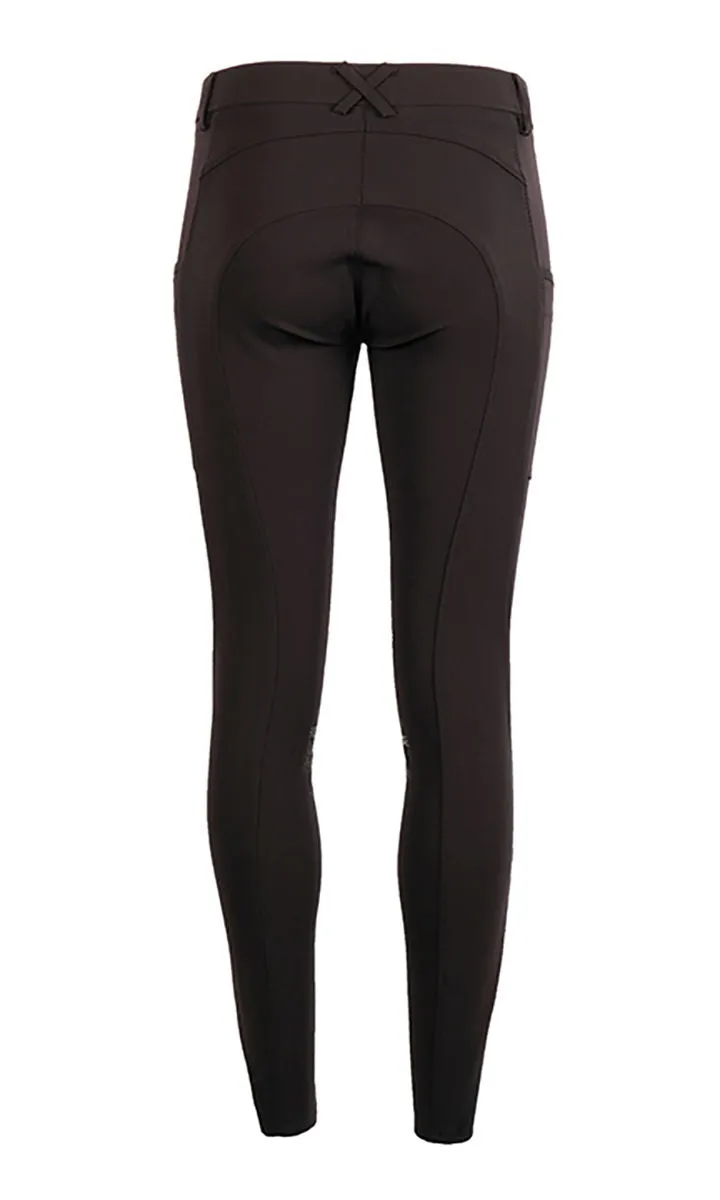 Rebel Normalwaist Breeches - Kneegrip, Black