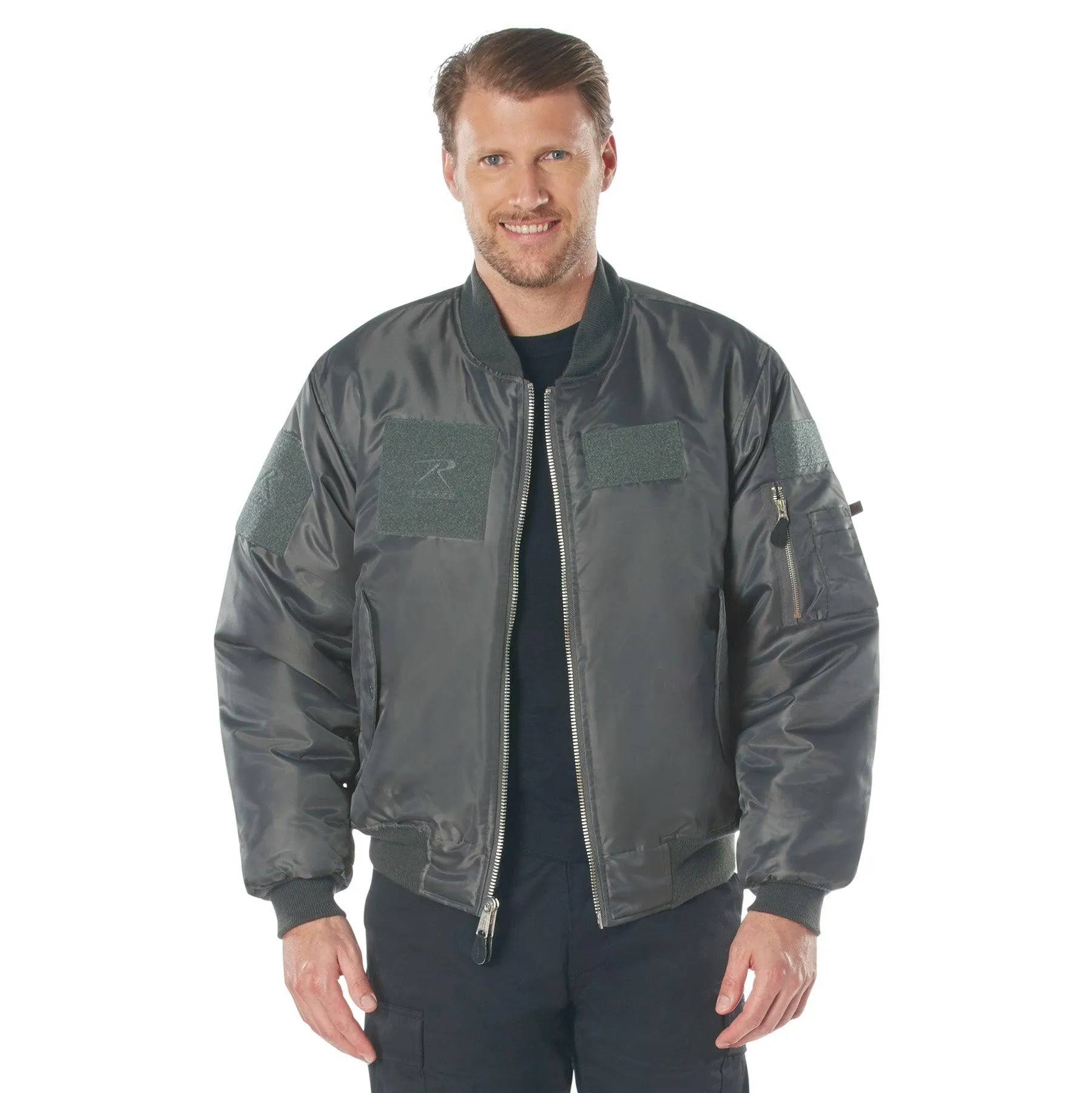 Rothco Mens MA-1 Flight Jacket with Patches