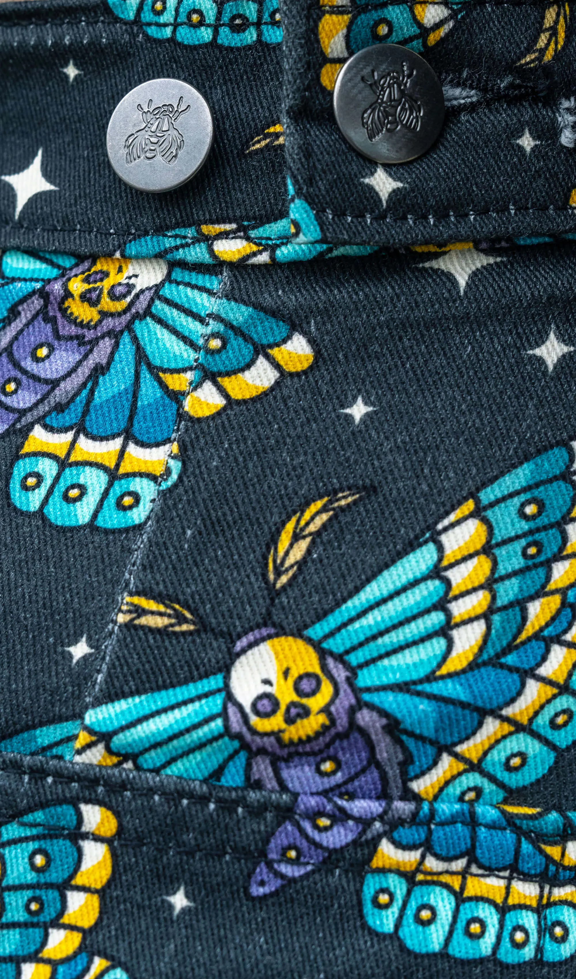 Run & Fly - Death Head Moth Straight Leg Trousers