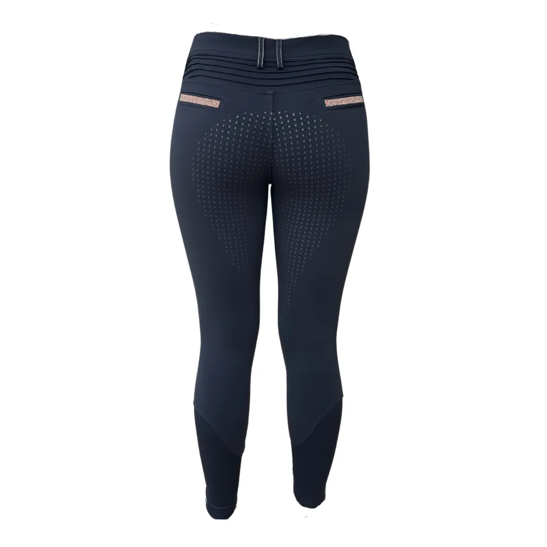 Samshield Diane Breeches-Navy with Rose Gold