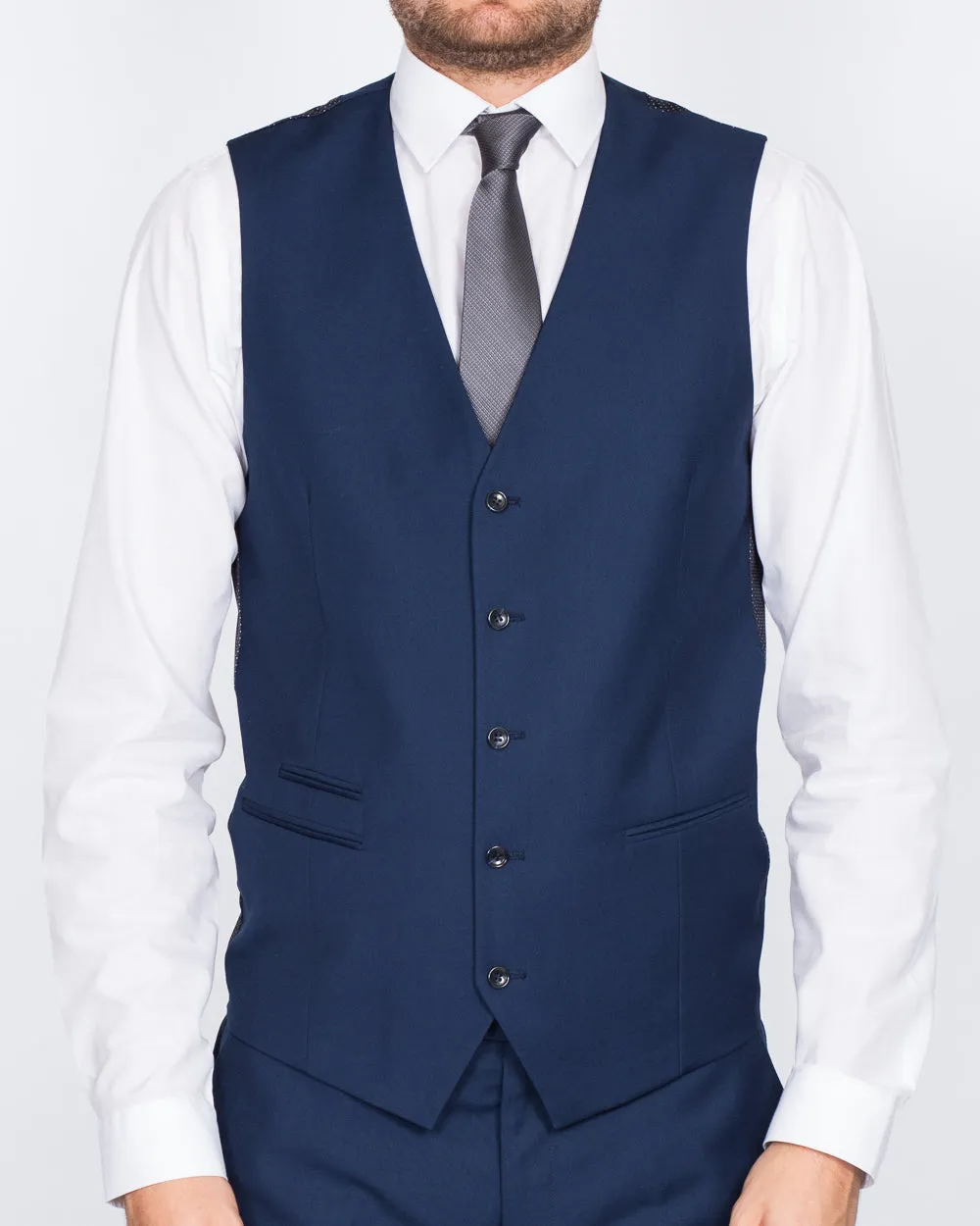 Skopes Slim Fit Tall Suit Waistcoat (royale blue)