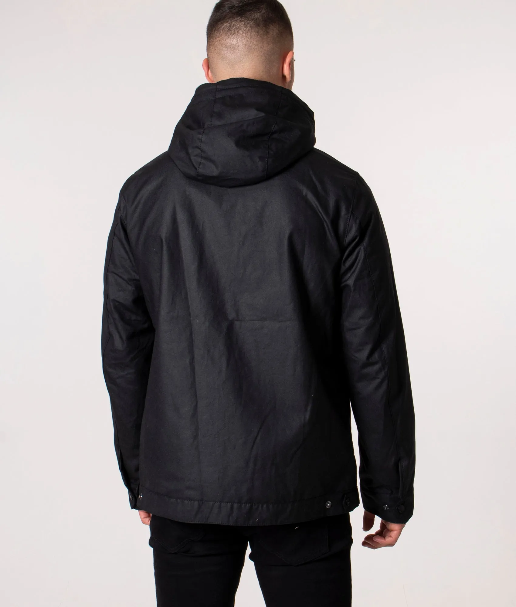 Slim Fit Hood Mechanical A7 Wax Jacket