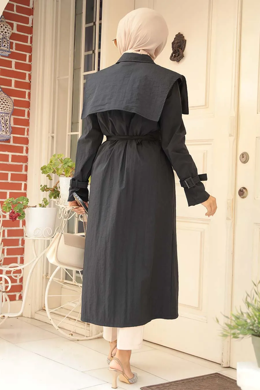 Elegant Molly Modest Full-Length Trench Coat