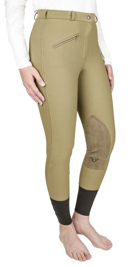 TuffRider Ladies Ribb Knee Patch Breeches