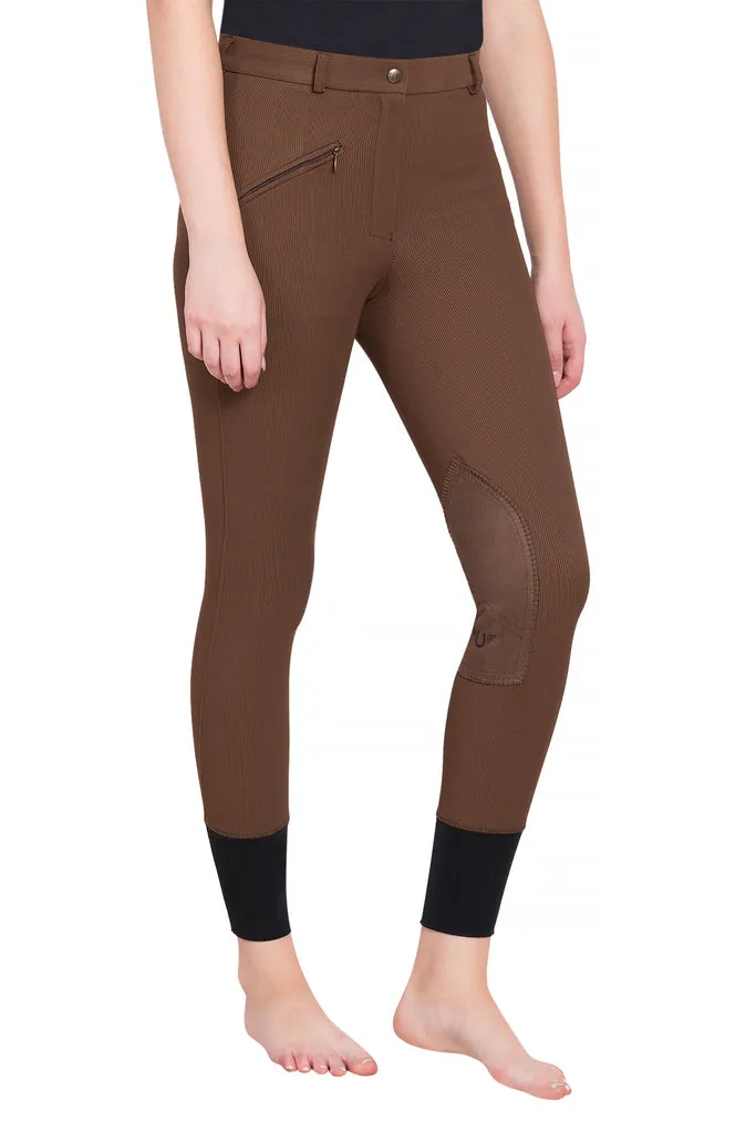 TuffRider Ladies Ribb Knee Patch Breeches