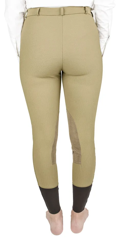 TuffRider Ladies Ribb Knee Patch Breeches