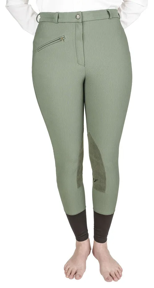 TuffRider Ladies Ribb Knee Patch Breeches