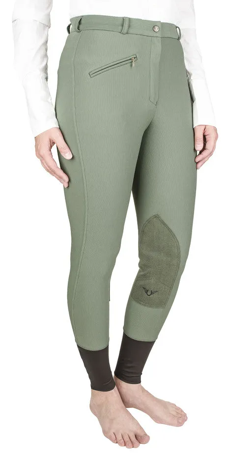 TuffRider Ladies Ribb Knee Patch Breeches