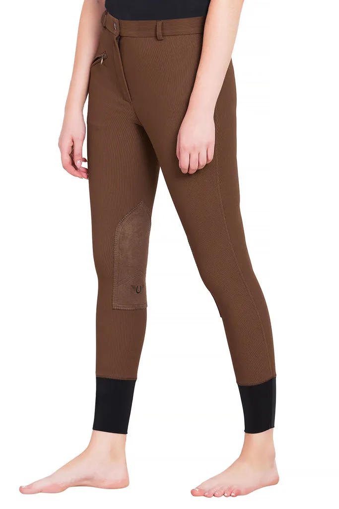 TuffRider Ladies Ribb Knee Patch Breeches