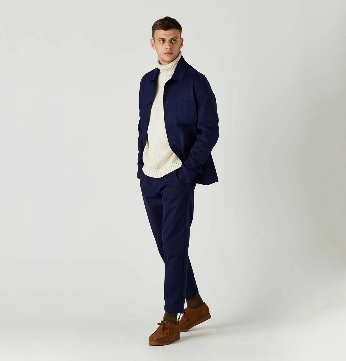 Wax London Elland Jacket – Navy Tennyson