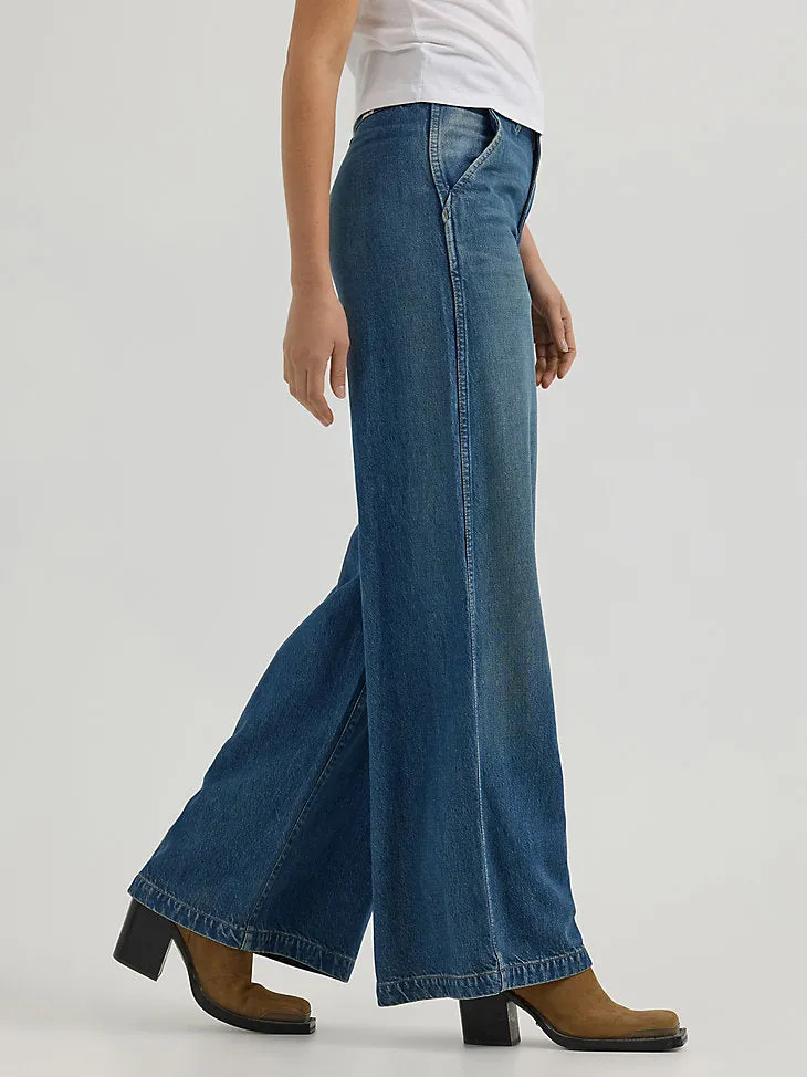 Wrangler Larae Satin Wide Leg Trouser