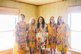 Yellow Bridesmaids Robes